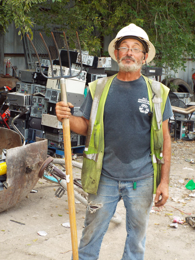 Scrap metal recycling team Austin