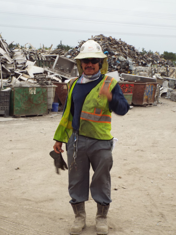 Scrap metal recycling team Austin