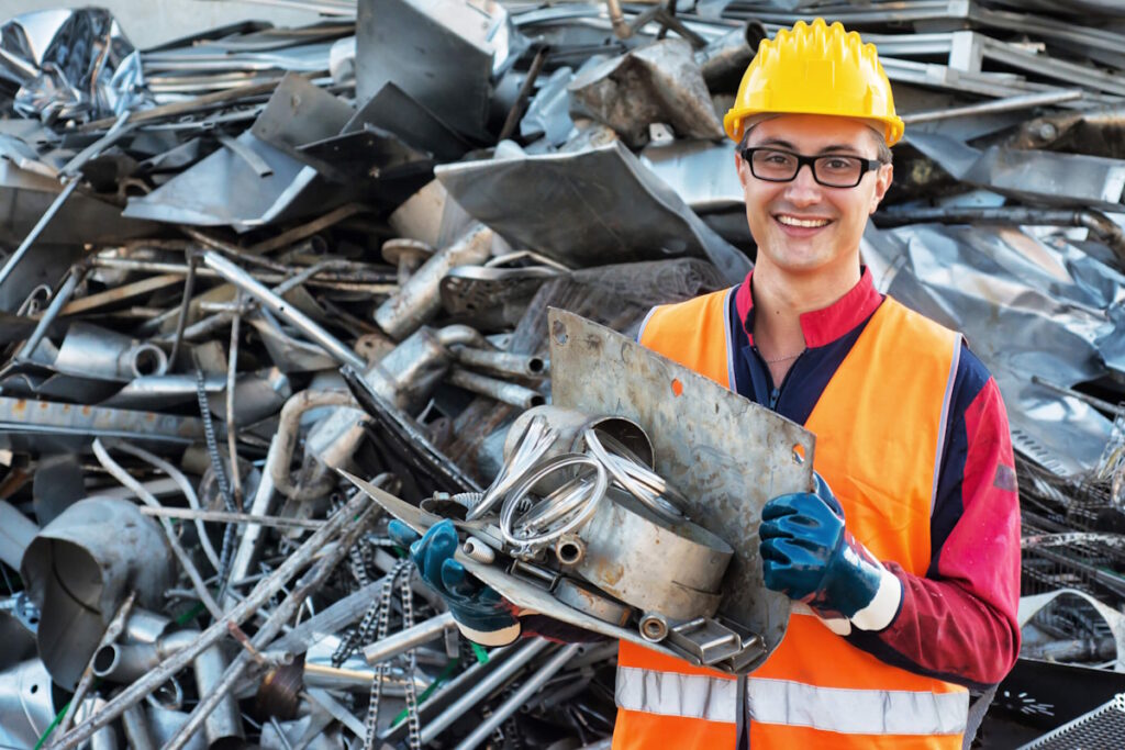 scrap metal buyers worker