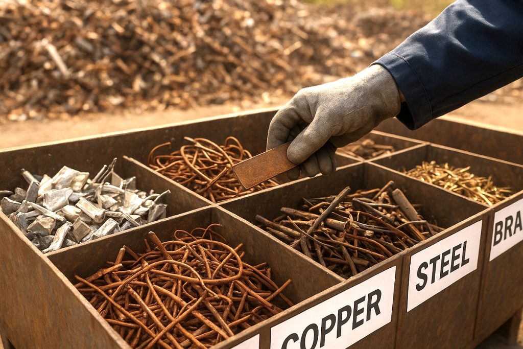 austin metal recycling centers sort scrap metal