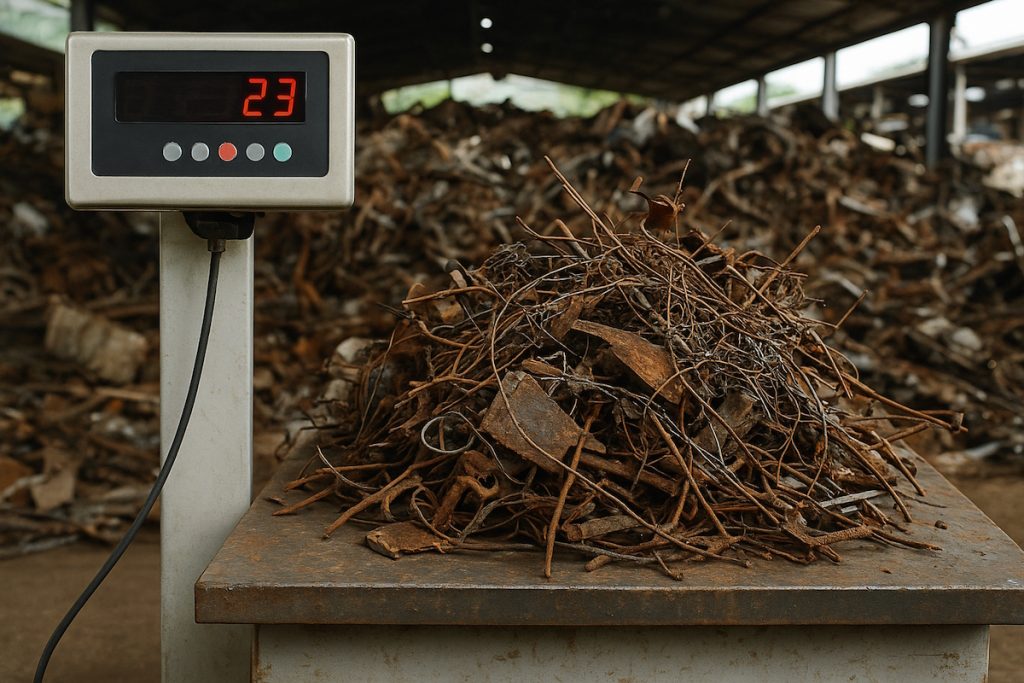 austin metal recycling centers weigh scrap metal